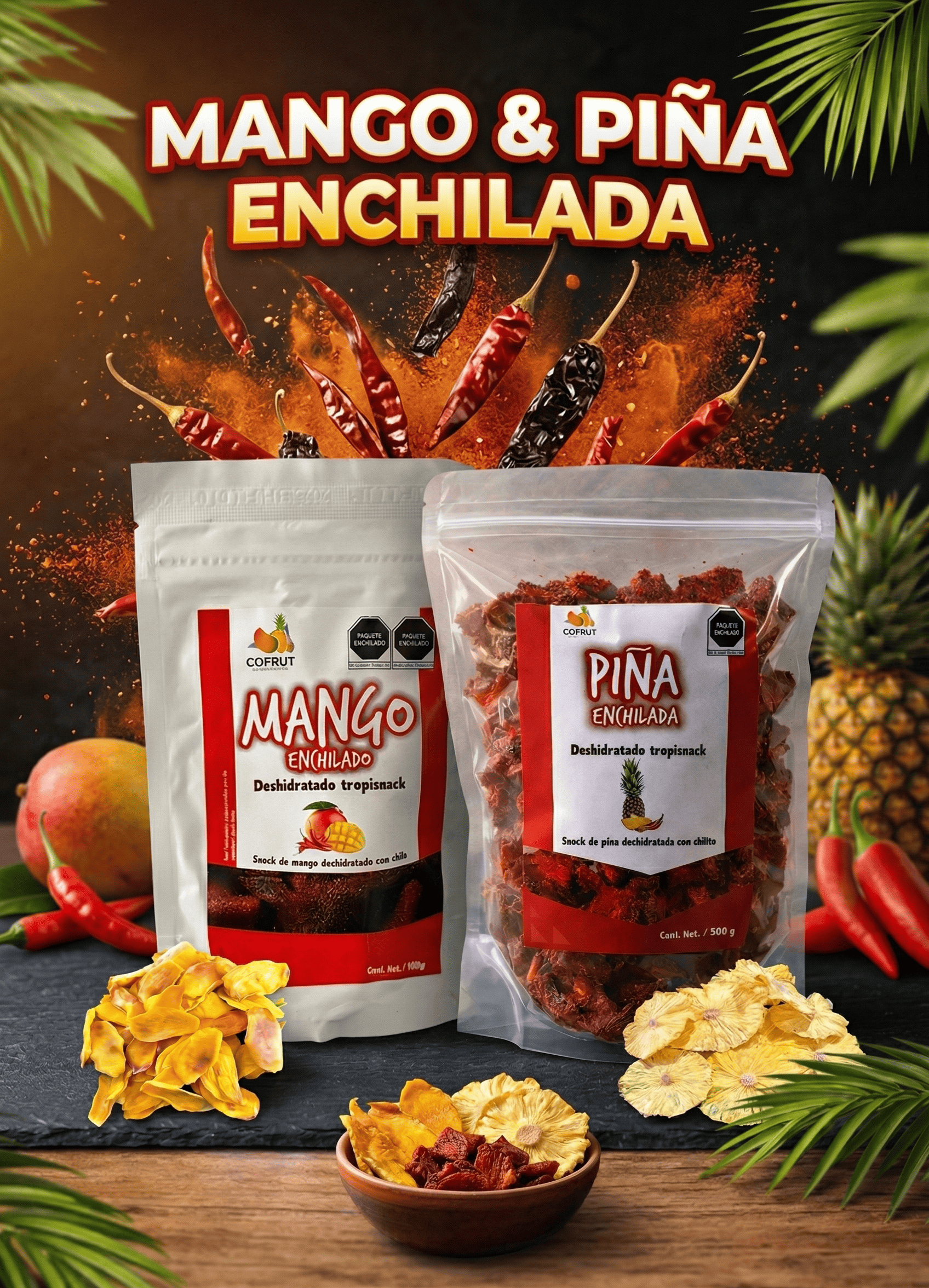 Fusión Mango y piña enchilada - COFRUT